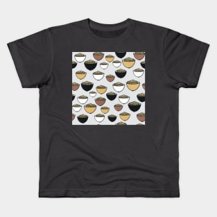 Bowls of Chili Pattern Kids T-Shirt